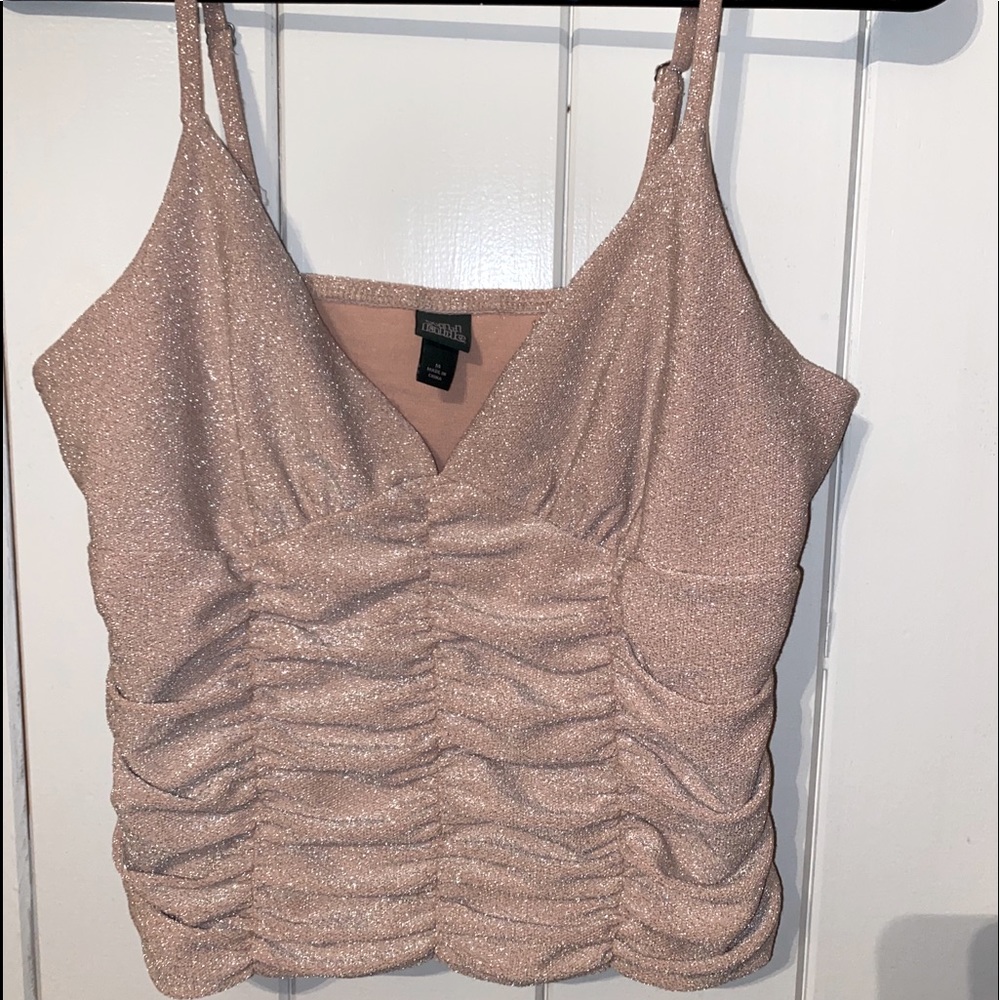 Spaghetti strap dress shirt